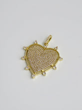 Load image into Gallery viewer, Radiant Diamond Heart Pendant