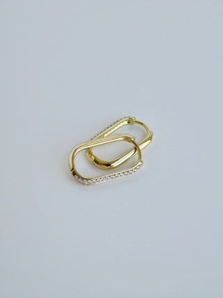 Cadence Diamond Hoops