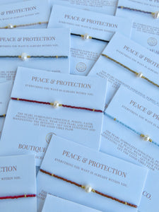 Rena Pearl Bracelet - Peace & Protection