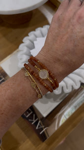 Divine Feminine- Moonstone Wrap Bracelet - Necklace