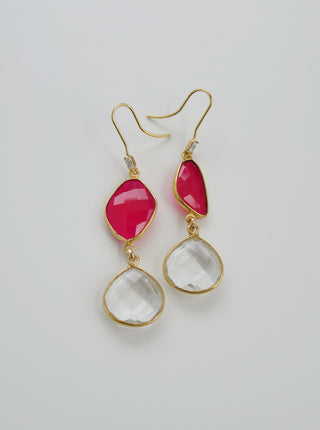 Pink and Clear Quartz Crystal Collection