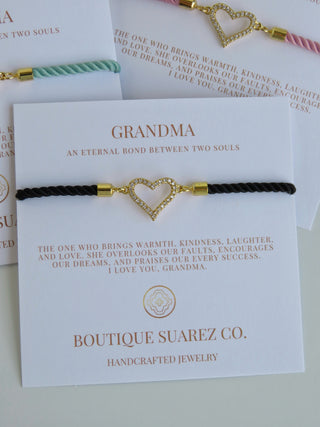 Beatrice Grandma Bracelet - Heart