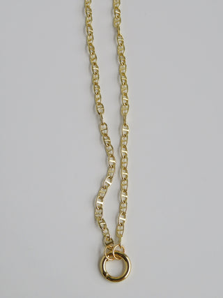 Petite Mariners Charm Holder Necklace - Clicker Clasp - add charms