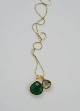 Topaz and Green Quartz Crystal Collection