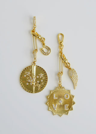 Hinged Clasp Lariat Chain - Figaro Link - add a charm