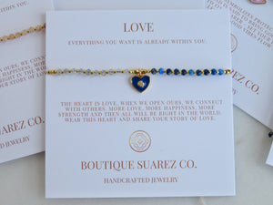 Kira Heart Bracelet - Love