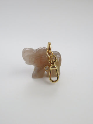 Lucky Crystal Elephant Charm