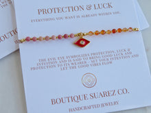 Load image into Gallery viewer, Kira Evil Eye Bracelet - Protection &amp; Luck