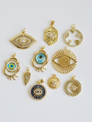 Molten Evil Eye Charm