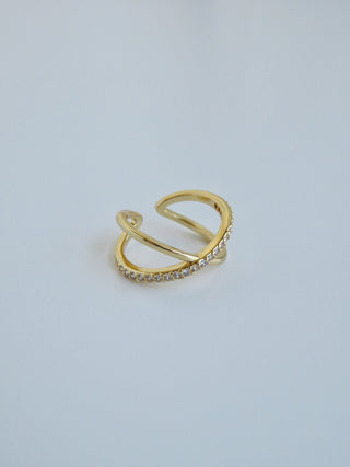 Alyse Diamond Cross Ring