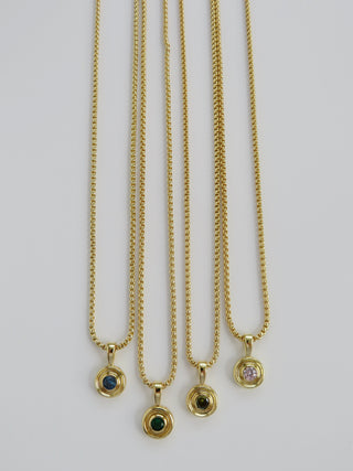 Birthstone Pendant Necklace