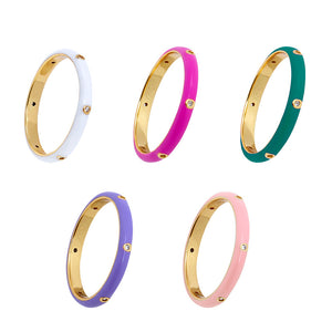 Arden Diamond Enamel Rings