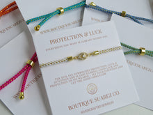 Load image into Gallery viewer, Alina Evil Eye Bracelet - Luck &amp; Protection