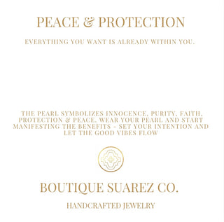 Manifest Peace - Pearl Bracelet