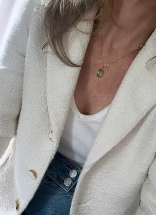 Faceted Crystal Necklace