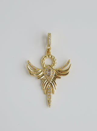Charm with Diamond Clasp