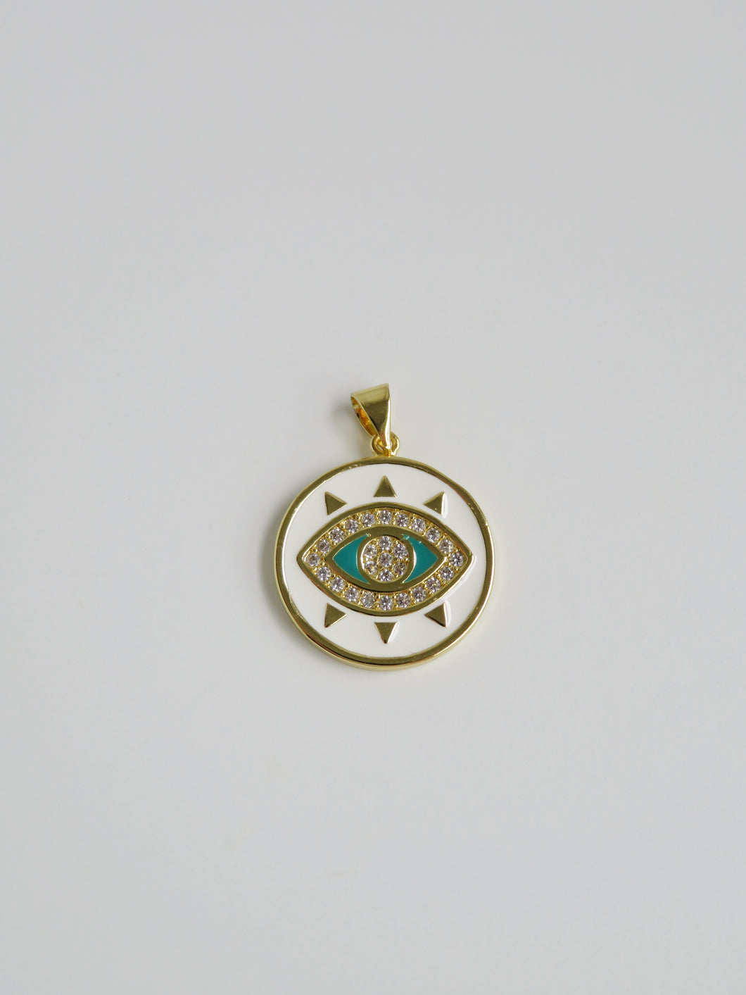 Large Santorini Evil Eye Charm