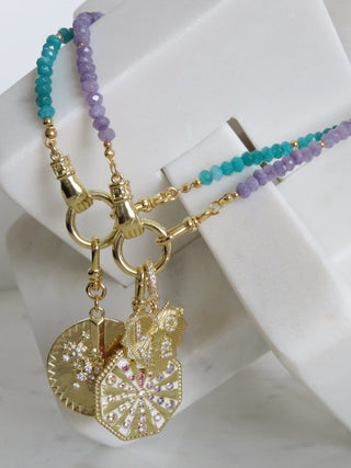 Divine Blessings - Hamsa Double Clasp Wrap Bracelet - Necklace