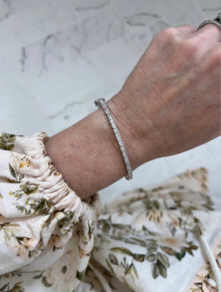 Baguette Diamond Bangle