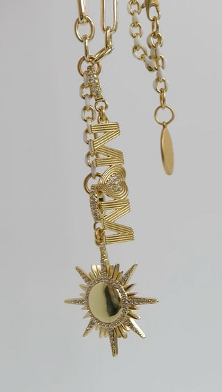 Radiant Sun Pendant on Clasp