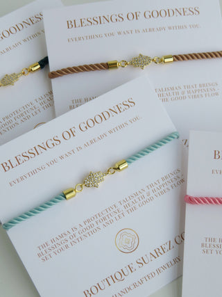 Petite Hamsa Bracelet - Blessings of Goodness