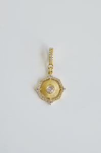 Lola Sun Charm on Diamond Hinged Clasp