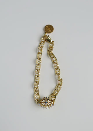 Soteria Gold Evil Eye Bracelet