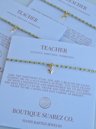 Ashlyn Teacher Bracelet - Guidance, Direction & Inspiration