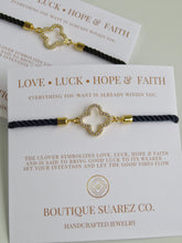 Load image into Gallery viewer, Beatrice Clover Bracelet - Love • Luck • Hope &amp; Faith