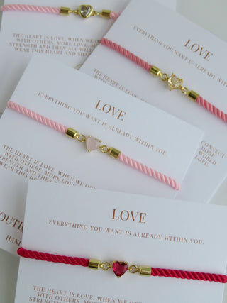 Petite Heart Bracelet - Love