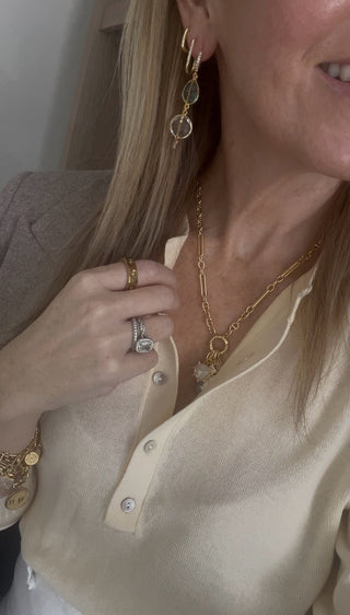 Crystal Dangler Earrings