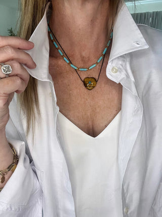 Orla Crystal Tube Necklace
