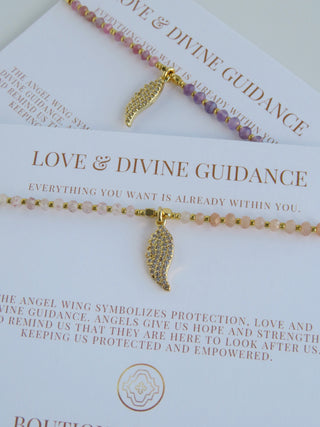 Kira Petite Angel Wing Bracelet - Love & Divine Guidance