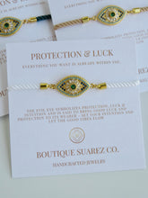 Load image into Gallery viewer, Beatrice Florette Evil Eye Bracelet - Protection &amp; Luck