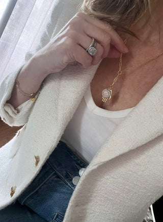 Evil Eye Hamsa Lariat Charm Necklace