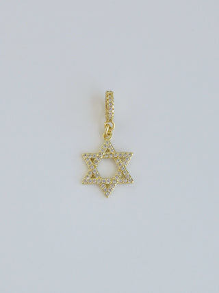 Timeless Brilliance - Star of David Charm on Clasp