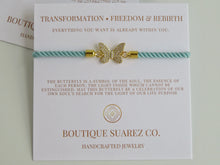 Load image into Gallery viewer, Beatrice Small Butterfly Bracelet - Transformation • Freedom • Rebirth