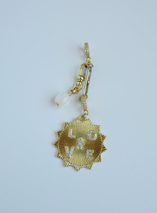 Mixed Metal Hinged Clasp Lariat Chain - Figaro Link - add a charm