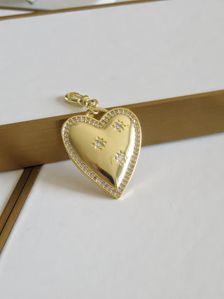 Big Love Celestial Heart Pendant on Swivel Clasp