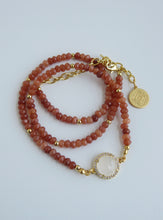 Load image into Gallery viewer, Divine Feminine- Moonstone Wrap Bracelet - Necklace