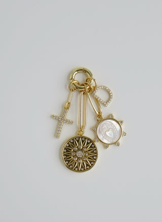 Sacred Heart Charm Cluster