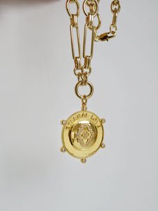 Eternal Love Medallion - 14k Gold & 14k Gold Plated - trademark design