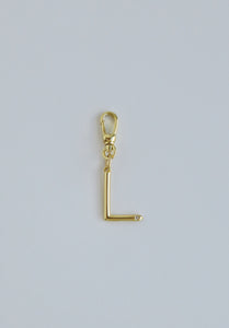 Initial with Diamond Accent on Swivel Clasp