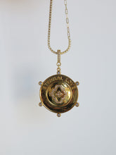 Load image into Gallery viewer, Eternal Love Hinged Clasp Medallion - 14k Gold Plated - trademark design