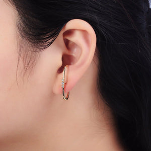 Shauna Diamond English Lock Earrings