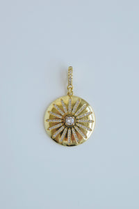 Luminous Pendant on Diamond Hinged Clasp