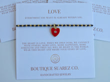 Load image into Gallery viewer, Ashlyn Red Heart Bracelet - Love