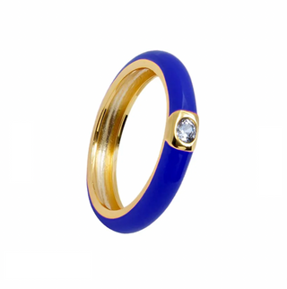 Skylar Diamond Enamel Rings