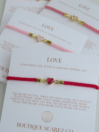 Petite Heart Bracelet - Love