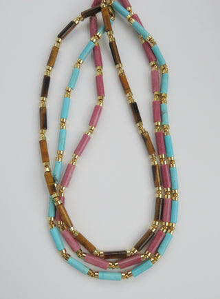 Orla Crystal Tube Necklace